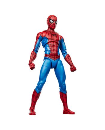 Figurine Spider-Man Legend Series posée avec emballage