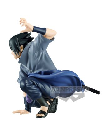 NARUTO SHIPPUDEN - Uchiha Sasuke - Figurine Panel Spectacle 9cm - vue de face
