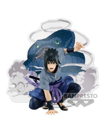 NARUTO SHIPPUDEN - Uchiha Sasuke - Figurine Panel Spectacle 9cm - vue de dos