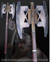 LORD OF THE RINGS - Hache Gimli - vue de face
