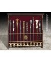 Vue détaillée du présentoir de baguettes Harry Potter