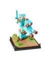 Diorama Minecraft Steve et son cheval vue de face
