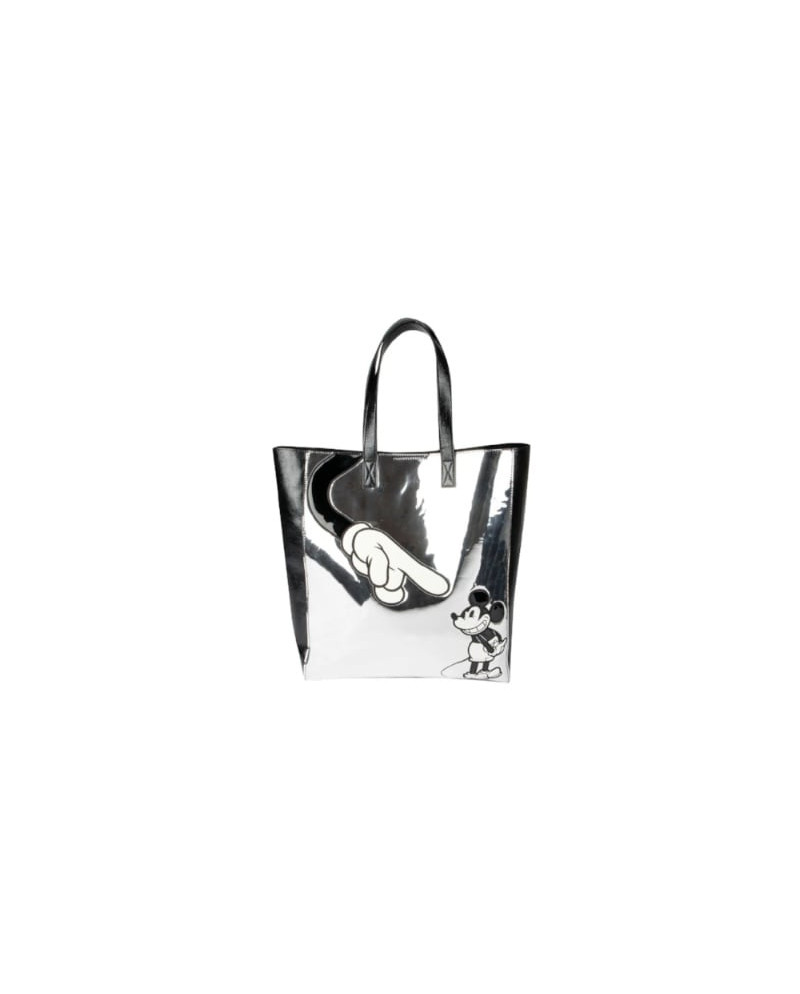 DISNEY - Silver Faux-Leather Bag Mickey Mouse 'Danielle Nicole'