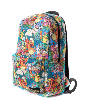 POKEMON - All Over Printed Characters Backpack