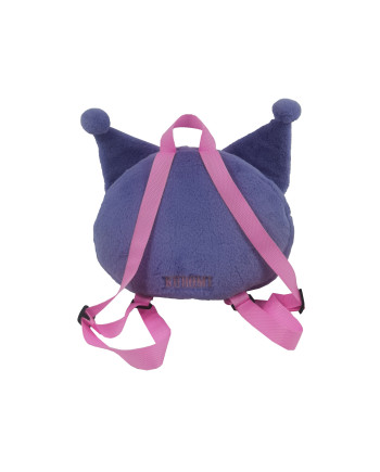 KUROMI - Purple - Fur Backpack - 28x24x7cm