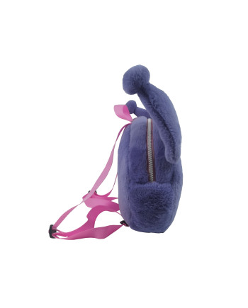 KUROMI - Purple - Fur Backpack - 28x24x7cm