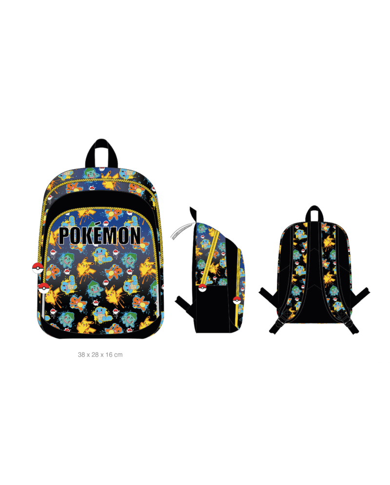 POKEMON - Teams - 2 Compartments BackPack '38x28x16cm'