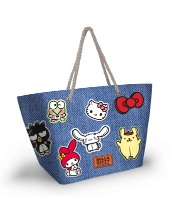 HELLO KITTY & Friends - Denim - Beach Bag '52x37x17cm'