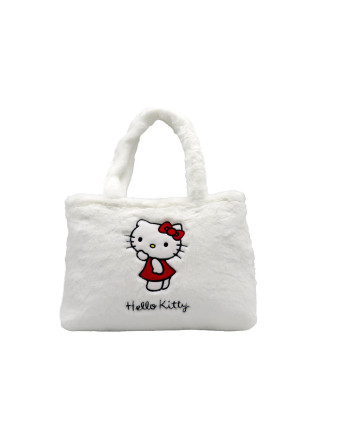 HELLO KITTY - Fur Handbag - Large 40x27x7cm
