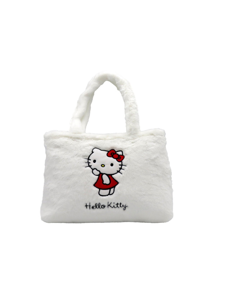 HELLO KITTY - Fur Handbag - Large 40x27x7cm