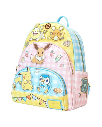 POKEMON - Cafe - Mini Backpack Triple Pocket LoungeFly
