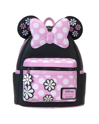 DISNEY - Minnie "Floral Rock the Dots" - Mini Backpack LoungeFly
