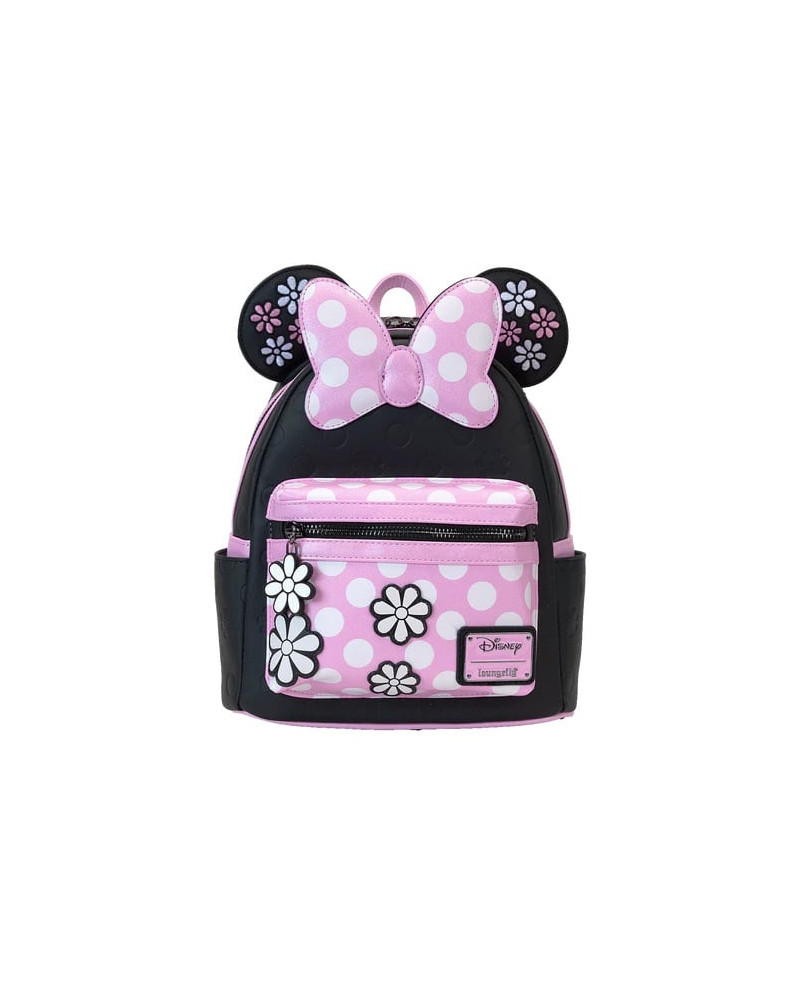DISNEY - Minnie "Floral Rock the Dots" - Mini Backpack LoungeFly