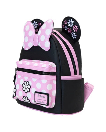 DISNEY - Minnie "Floral Rock the Dots" - Mini Backpack LoungeFly