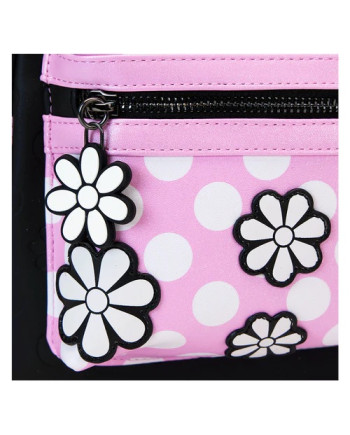 DISNEY - Minnie "Floral Rock the Dots" - Mini Backpack LoungeFly