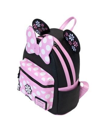 DISNEY - Minnie "Floral Rock the Dots" - Mini Backpack LoungeFly