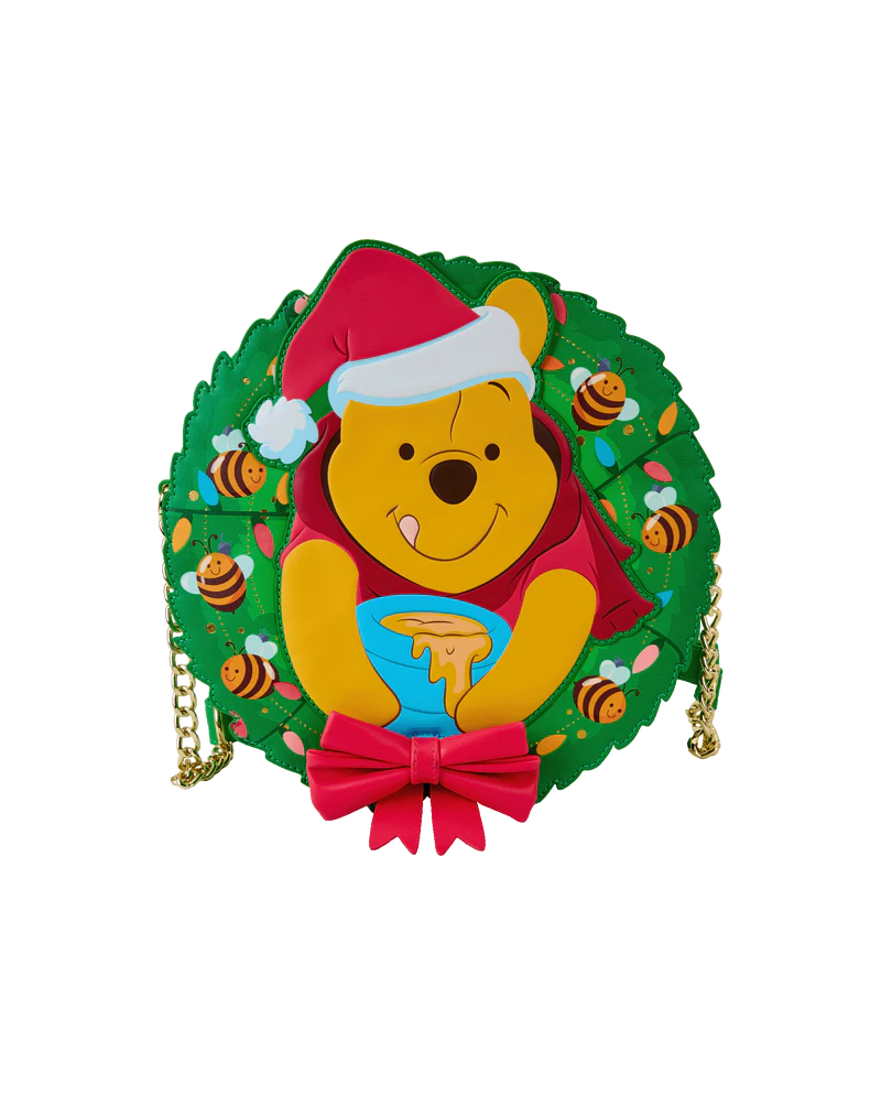 WINNIE THE POOH - Stuck in Wreath - Crossbody bag Loungefly