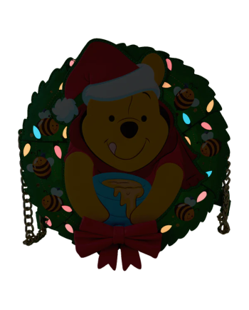WINNIE THE POOH - Stuck in Wreath - Crossbody bag Loungefly