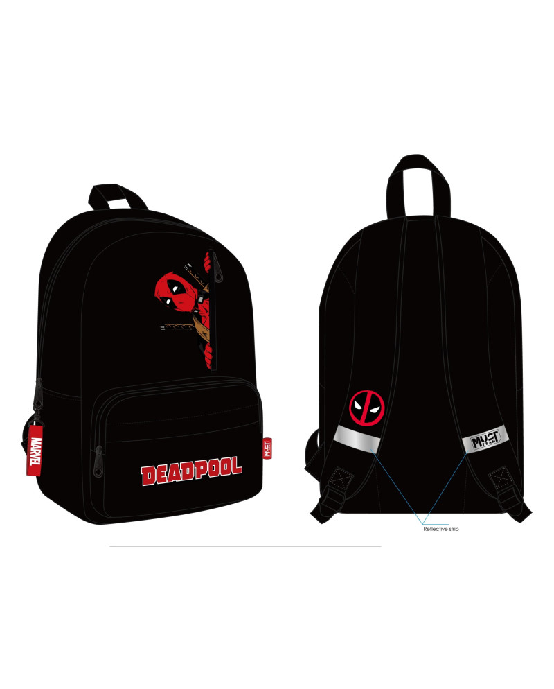DEADPOOL - Red Logo - Backpack '41x29x17cm'