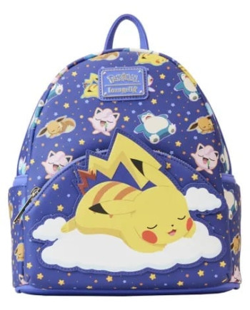 POKEMON - Sleeping Pikachu and friends - Mini Backpack LoungeFly