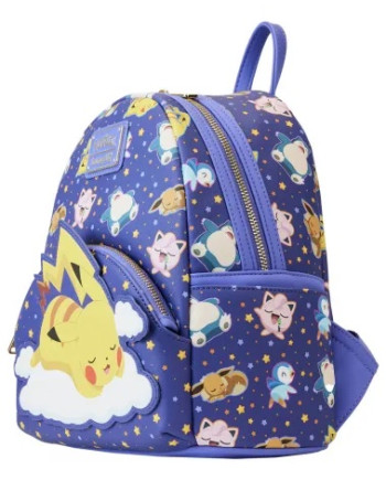 POKEMON - Sleeping Pikachu and friends - Mini Backpack LoungeFly