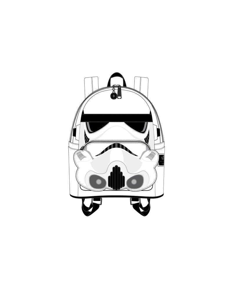 STAR WARS - Stormtrooper - Backpack LoungeFly '23x27x11cm'