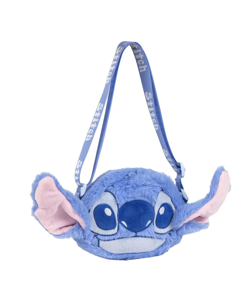 STITCH - Head -  Plush Shoulderbag - 17x14x4cm