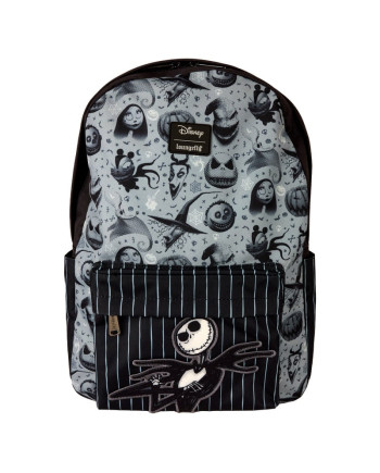 DISNEY - Nightmare Before Christmas - Nylon Backpack LoungeFly