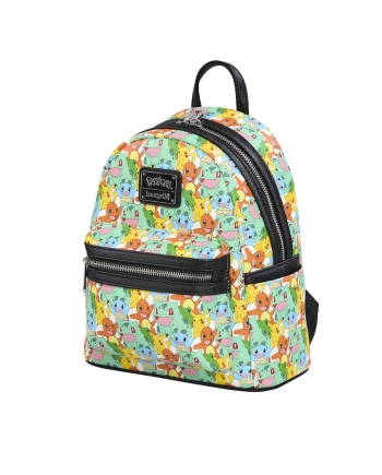 POKEMON - Pikachu and Starters - Mini Backpack Loungefly