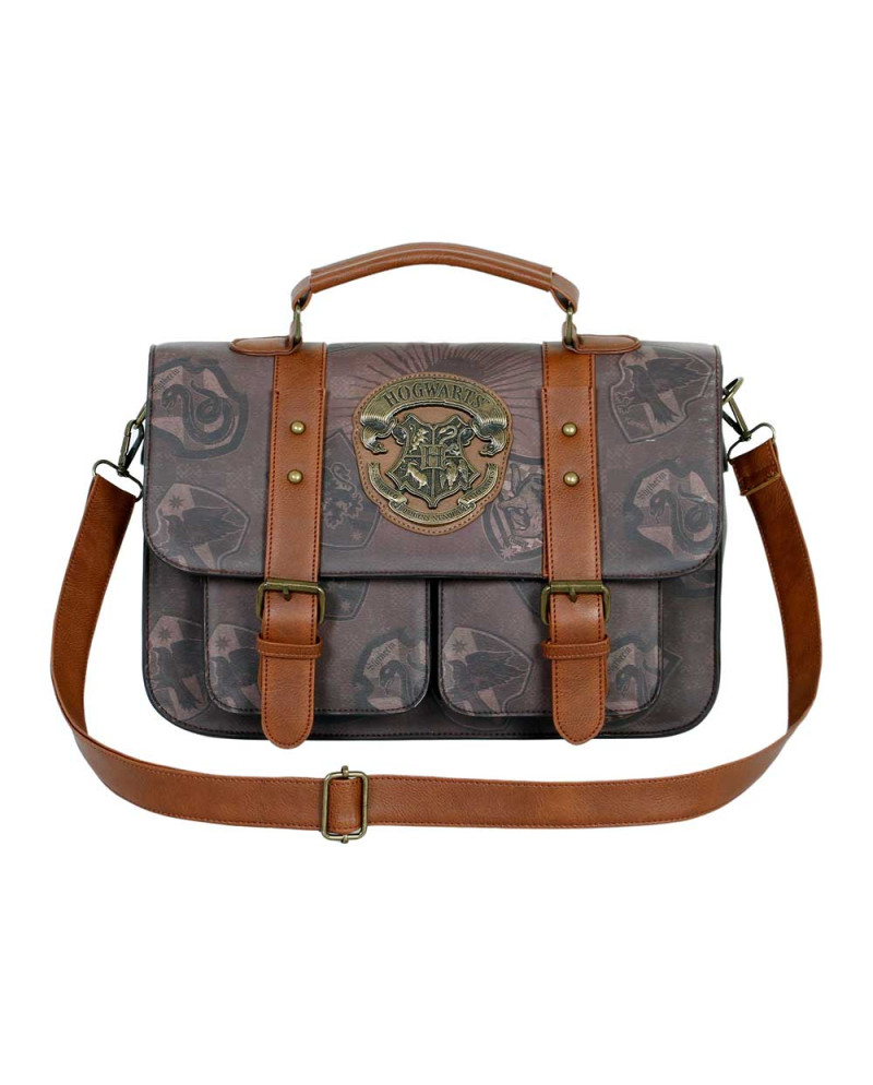 HARRY POTTER - Hogwarts Houses - Large Satchel Bag
