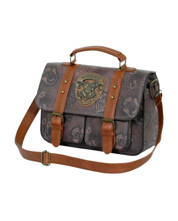 HARRY POTTER - Hogwarts Houses - Large Satchel Bag