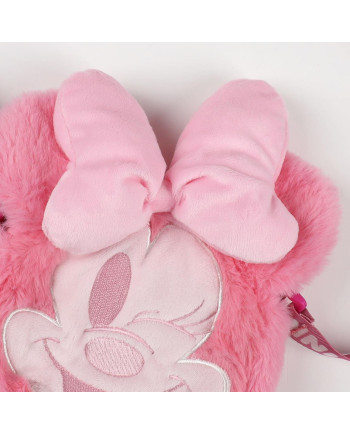 MINNIE - Head -  Plush Shoulderbag - 17x14x4cm