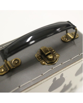 MY NEIGHBOR TOTORO - Grey Totoro - Suitcase 12.5x15.6x6.8cm