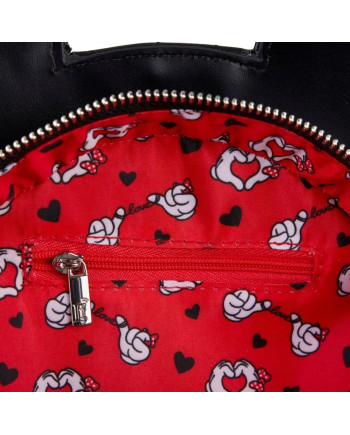 DISNEY - Mickey Minnie Valentine - Crossbody Bag 'LoungeFly' '33x28cm'