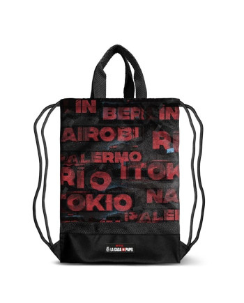 LA CASA DE PAPEL - Cities - Gym Bag '49x34x1cm'