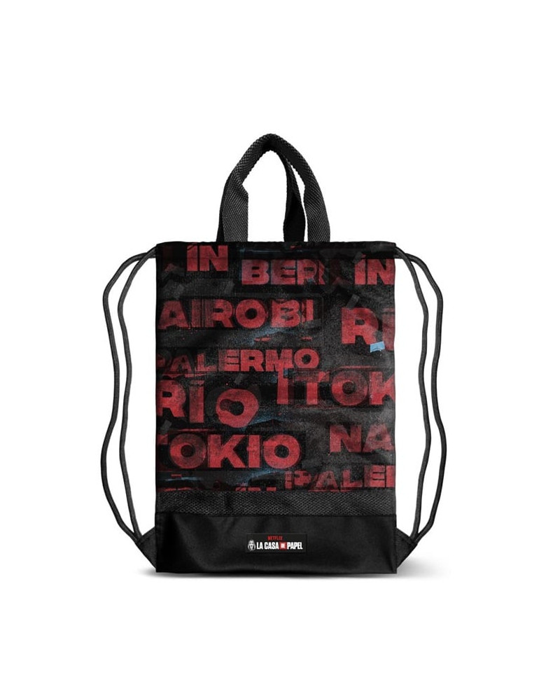 LA CASA DE PAPEL - Cities - Gym Bag '49x34x1cm'