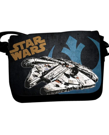 STAR WARS - Messenger Bag W/Flap - MILLENIUM FALCON