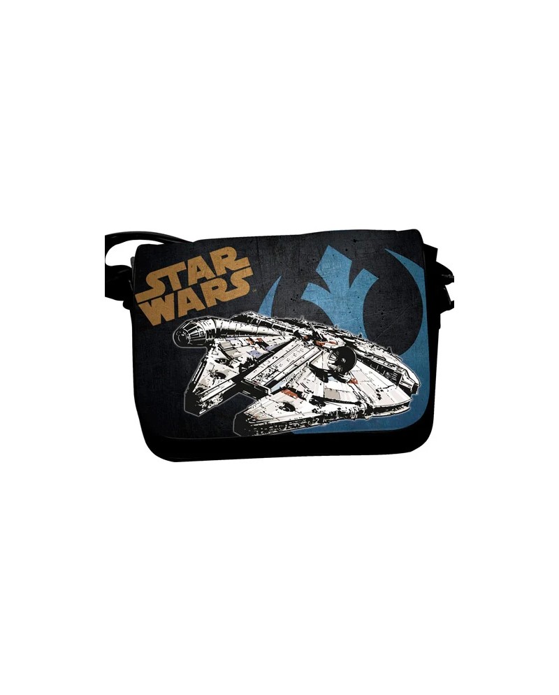 STAR WARS - Messenger Bag W/Flap - MILLENIUM FALCON