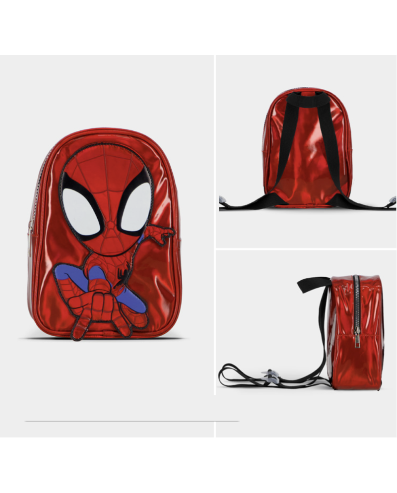 SPIDER-MAN - Mini Backpack 'Shiny' - 23x 16,5x 9,5cm
