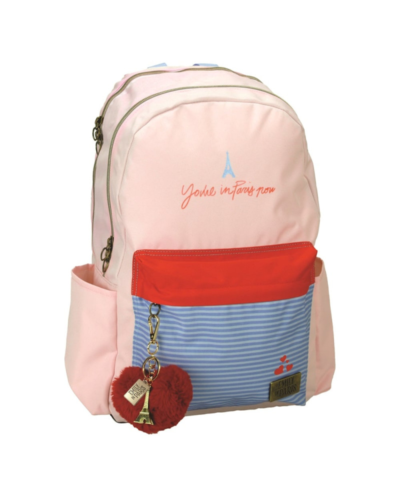 EMILY IN PARIS - Eiffel Tour - Oval Backpack '46x35x16cm'