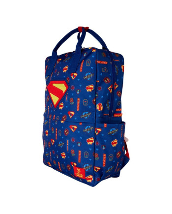 DC - Superman - Nylon Backpack LoungeFly