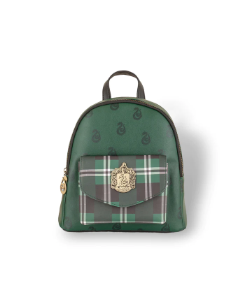 HARRY POTTER - Slytherin - Mini Plaid Backpack '25x25cm'