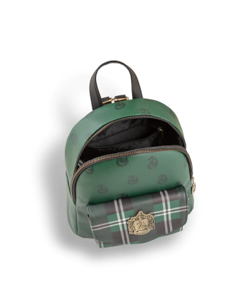 HARRY POTTER - Slytherin - Mini Plaid Backpack '25x25cm'