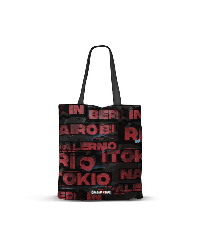 LA CASA DE PAPEL - Cities - Shopping Bag '40x34x1cm'