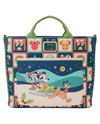 DISNEY - Mickey & Minnie "Holiday" - Tote Bag LoungeFly