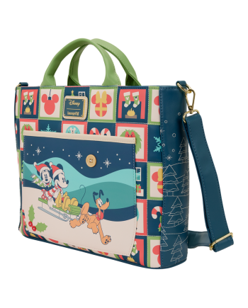 DISNEY - Mickey & Minnie "Holiday" - Tote Bag LoungeFly