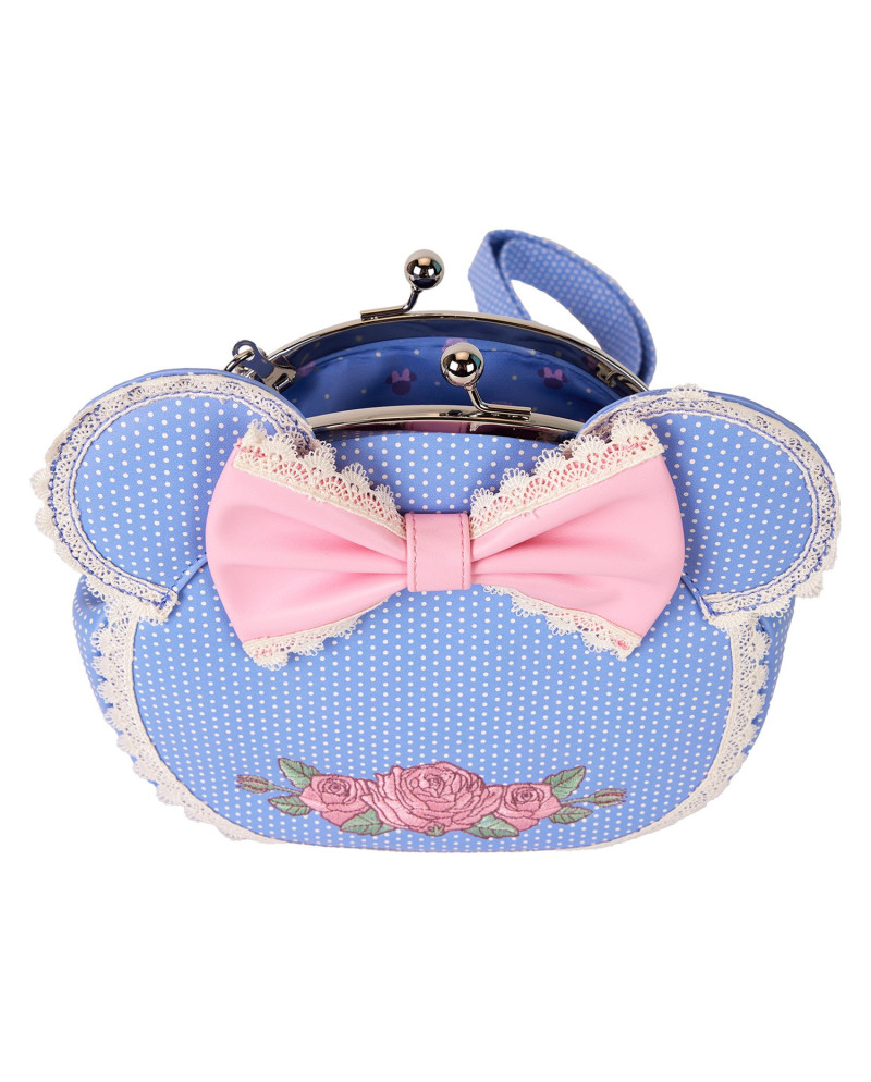DISNEY - Minnie "Floral and Lace Kisslock" - Crossbody bag Loungefly