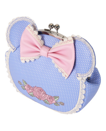 DISNEY - Minnie "Floral and Lace Kisslock" - Crossbody bag Loungefly