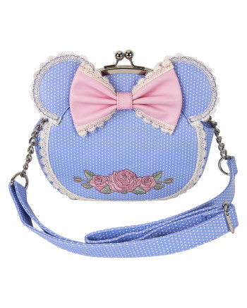 DISNEY - Minnie "Floral and Lace Kisslock" - Crossbody bag Loungefly
