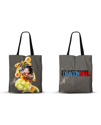 DRAGON BALL - Goku on Nimbus - Premium Tote Bag '40x33x1cm'